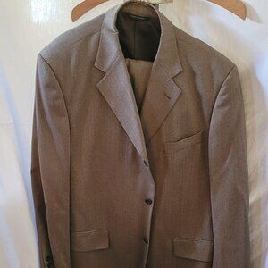 Brown Mauro 2 Piece Wool Suit
